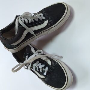 Vans, Black suede. Size 6